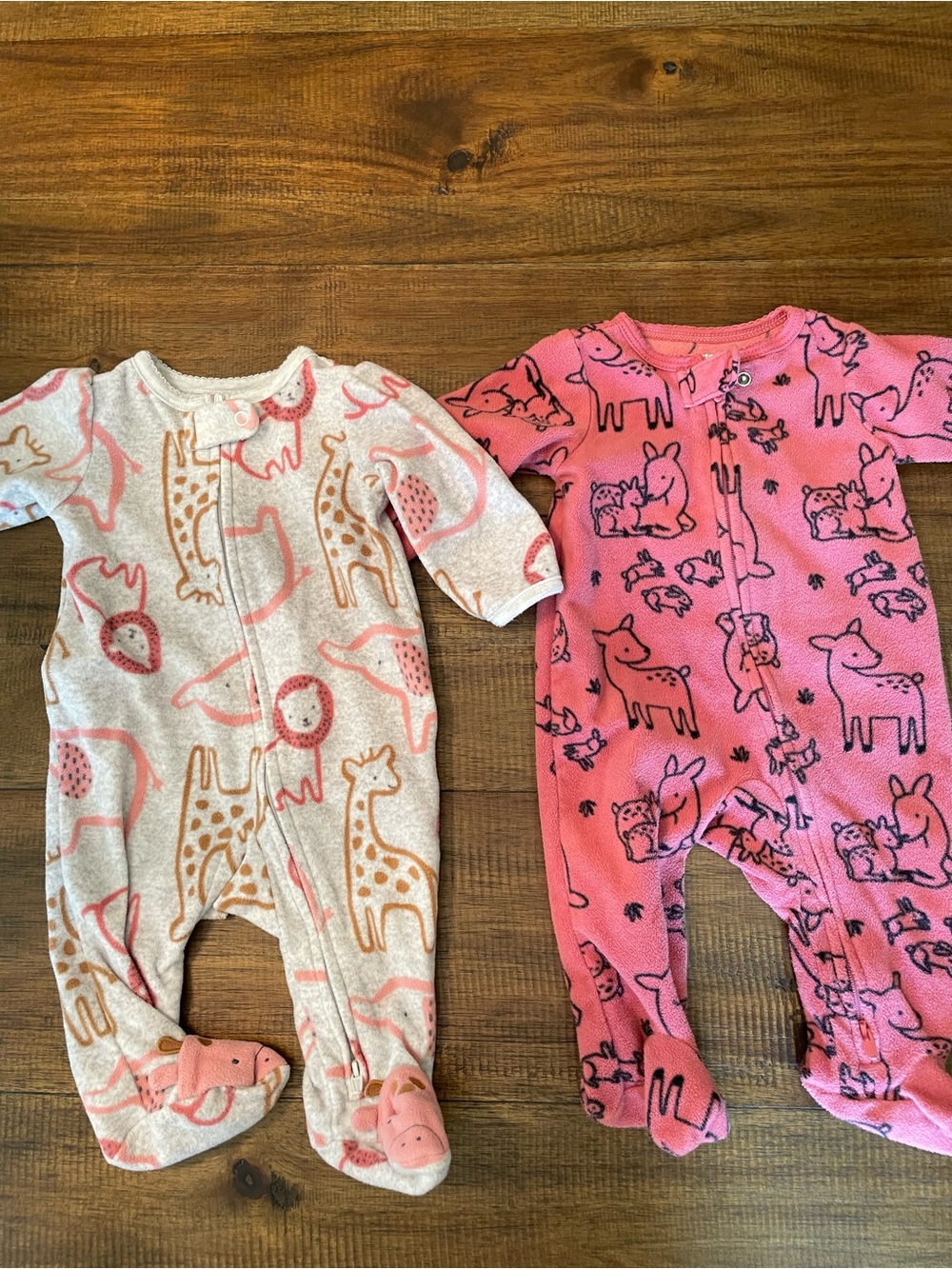 Carters fleece sleepers